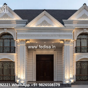 Classic House Design with Grand Staircase Styling No-4745