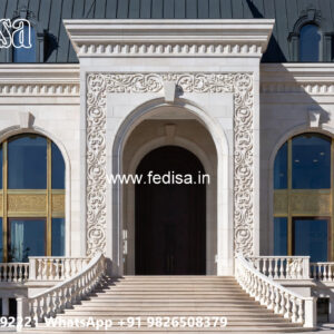 Classic House Design with Rich Marble Decor No-4756