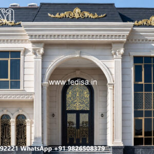 Classic House Design with Elegant Balcony Railings No-4757