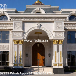 Classic House Design with Luxury Family Living Spaces No-4771