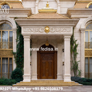 Classic House Design with Stylish Entrance Lighting No-4780
