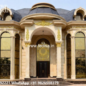 Classic House Design with Luxury Exterior Landscaping No-4781