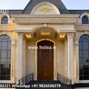 Classic Villa Design with Grand Front Elevation No-4808