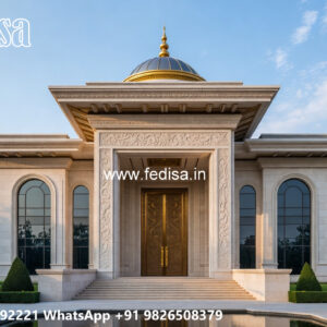 Classic Villa Design with Beautiful Garden Landscape No-4810