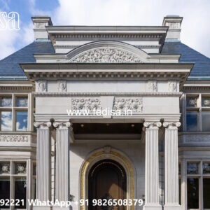 Elegant Classic Villa Design with Marble Finishes No-4815