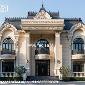 Classic Villa Design with Decorative Wall Textures No-4846