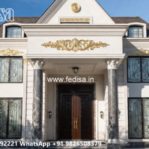 Classic Villa Design with Stylish Outdoor Lighting No-4851