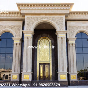 Classic Villa Design with Decorative Iron Railings No-4856