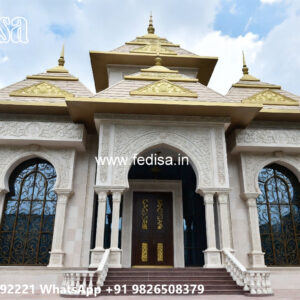 Classic Villa Design with Beautiful Balcony Railings No-4873