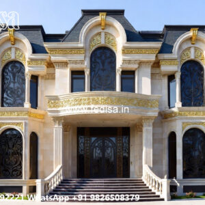 Classic Villa Design with Elegant Hallway Concepts No-4875