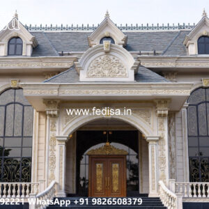 Classic Villa Design with Elegant Decorative Walls No-4882