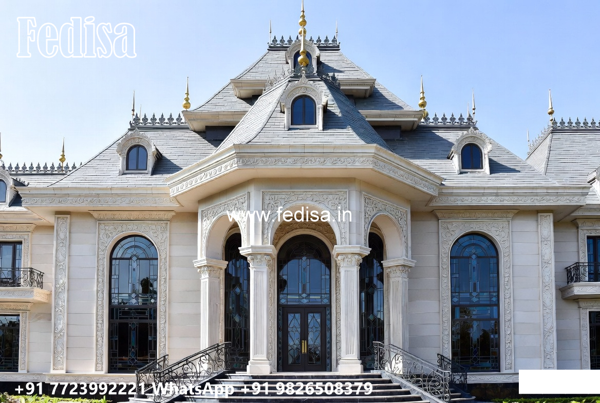Classic Villa Design with Premium Exterior Lighting No-4892