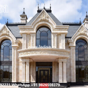 Classic Villa Design with Beautiful Villa Landscaping No-4900
