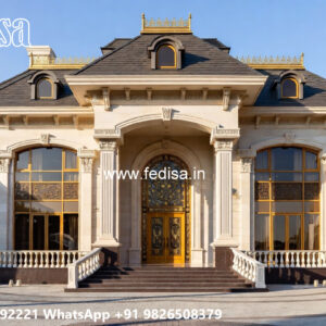 Classic Villa Design with Decorative Architectural Features No-4903