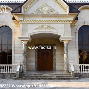 Classic Villa Design with Decorative Exterior Features No-4937