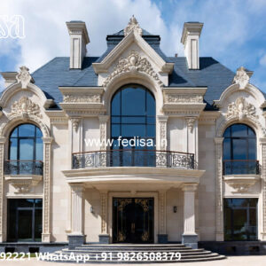 Classic Villa Design with Elegant Courtyard Inspiration No-4939