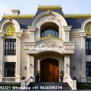 Traditional Classic Villa Design with Beautiful Exteriors No-4945