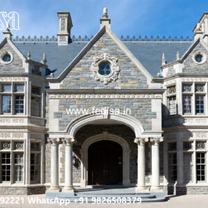Luxury House Design with Stylish Exterior Facade No-4962
