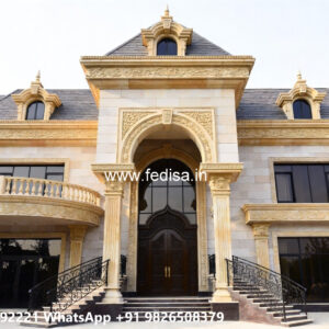 Luxury House Design with Wooden and Marble Finishes No-4971