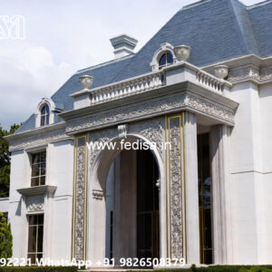 Beautiful Luxury House Design with Modern Roofing No-4985