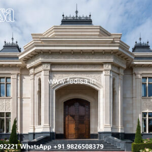Luxury House Design with Beautiful Balcony Decor No-5031