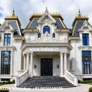 Luxury House Design with Beautiful Stone Exterior No-5072