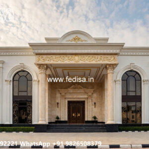 Classic House Design with Decorative Pillar Concepts No-5123