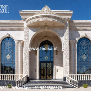 Classic House Design with Stunning Roof Architecture No-5125