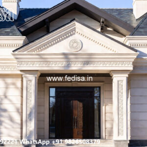 Classic House Design with Grand Entrance Ideas No-5126