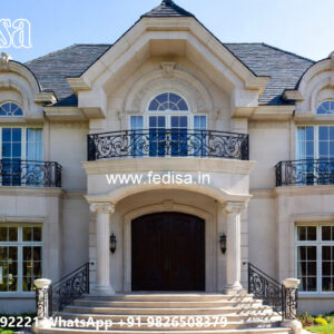 Classic House Design with Beautiful Staircase Ideas No-5130