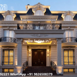 Classic House Design with Beautiful Terrace Spaces No-5137
