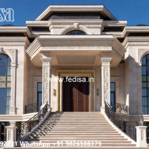 Elegant Classic House Design with Rich Textures No-5152