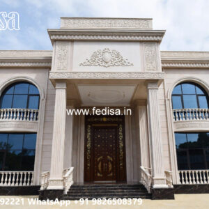 Classic House Design with Elegant Exterior Lighting No-5199