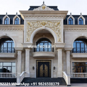 Classic House Design with Rich Marble Decor No-5206