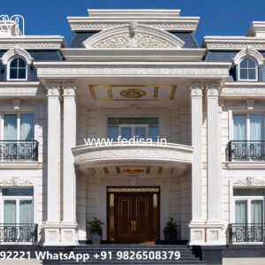 Classic House Design with Decorative Entry Door Ideas No-5217