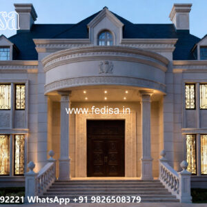 Classic Villa Design with Grand Front Elevation No-5258