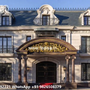 Classic Villa Design with Stylish Balcony Concepts No-5262
