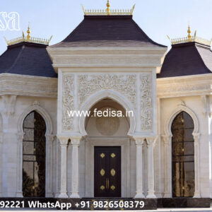 Classic Villa Design with Decorative Pillar Details No-5264