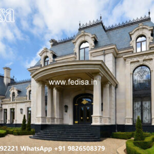 Elegant Classic Villa Design with Marble Finishes No-5265