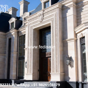 Elegant Classic Villa Design with Grand Entrance No-5278
