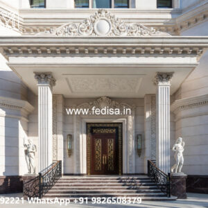Classic Villa Design with Elegant Home Entrance No-5299