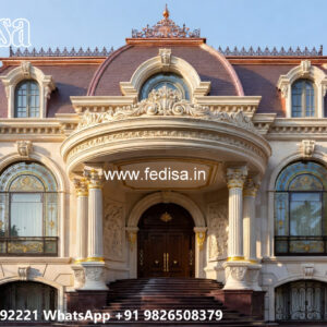 Classic Villa Design with Decorative Wooden Details No-5318