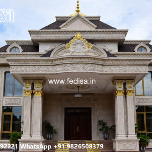 Classic Villa Design with Luxury Exterior Landscaping No-5319