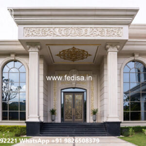 Classic Villa Design with Stylish Entryway Decor No-5347