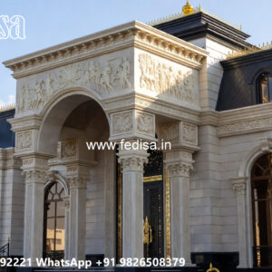 Classic Villa Design with Elegant Courtyard Inspiration No-5389