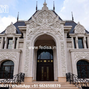 Luxury House Design with Double Height Living Area No-5430
