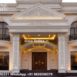 Beautiful Luxury House Design with Modern Roofing No-5435