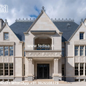 Luxury House Design with Elegant Marble Flooring No-5455