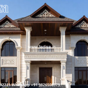 Luxury House Design with Elegant Front Yard Ideas No-5512