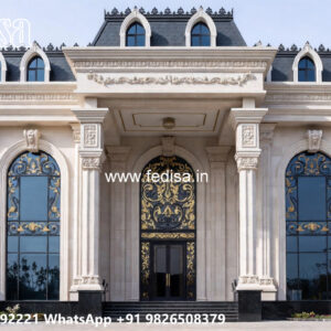 Luxury House Design with Beautiful Stone Exterior No-5522